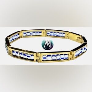 Stainless steel ilde de San Lazaro babalu Aye Bracelet yoruba religion lukumi